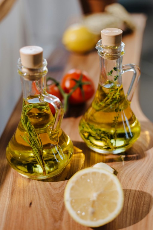 Olive oil and lemon
